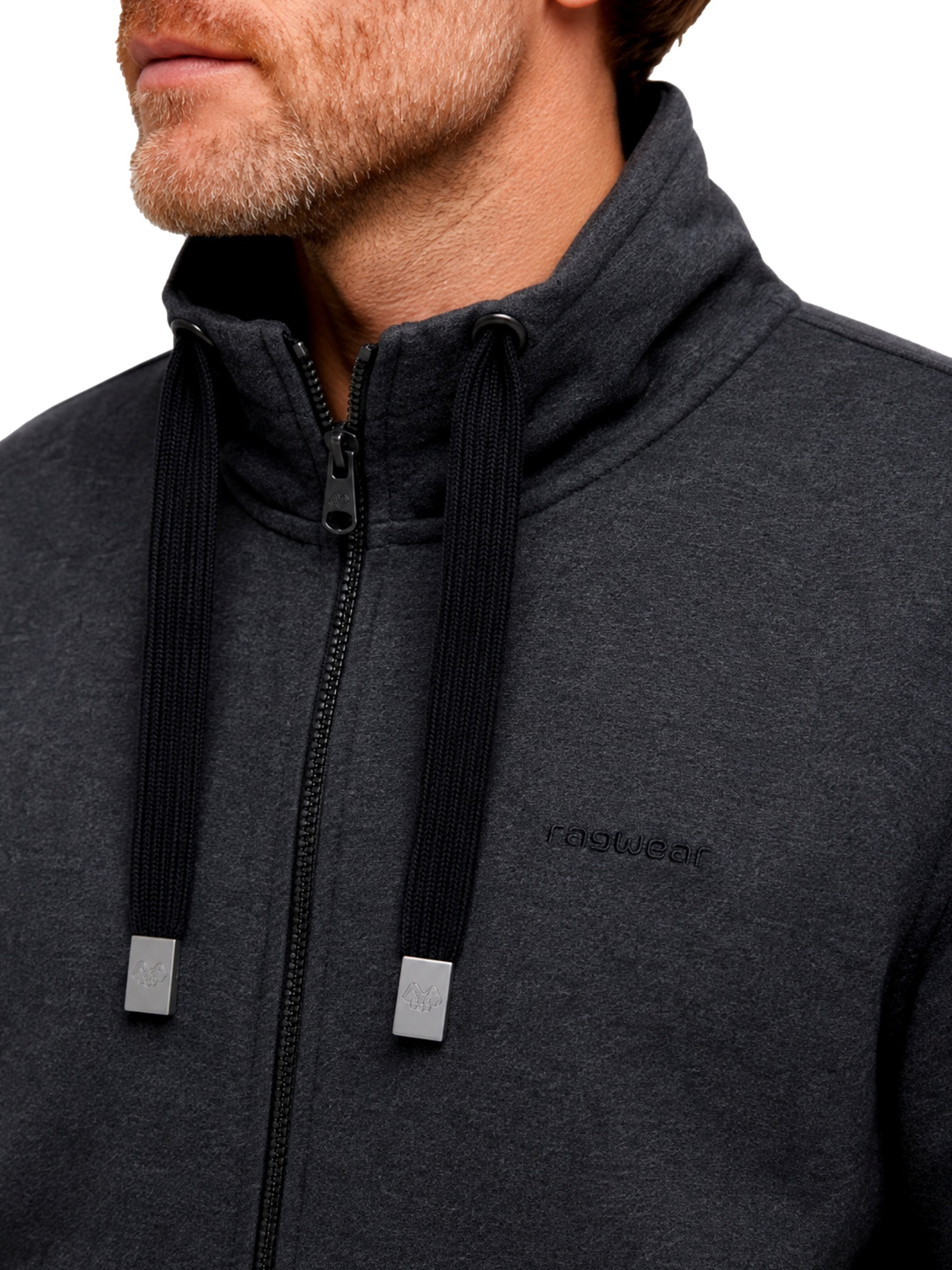 Giacca di felpa 'Jettry' di Ragwear in grigio