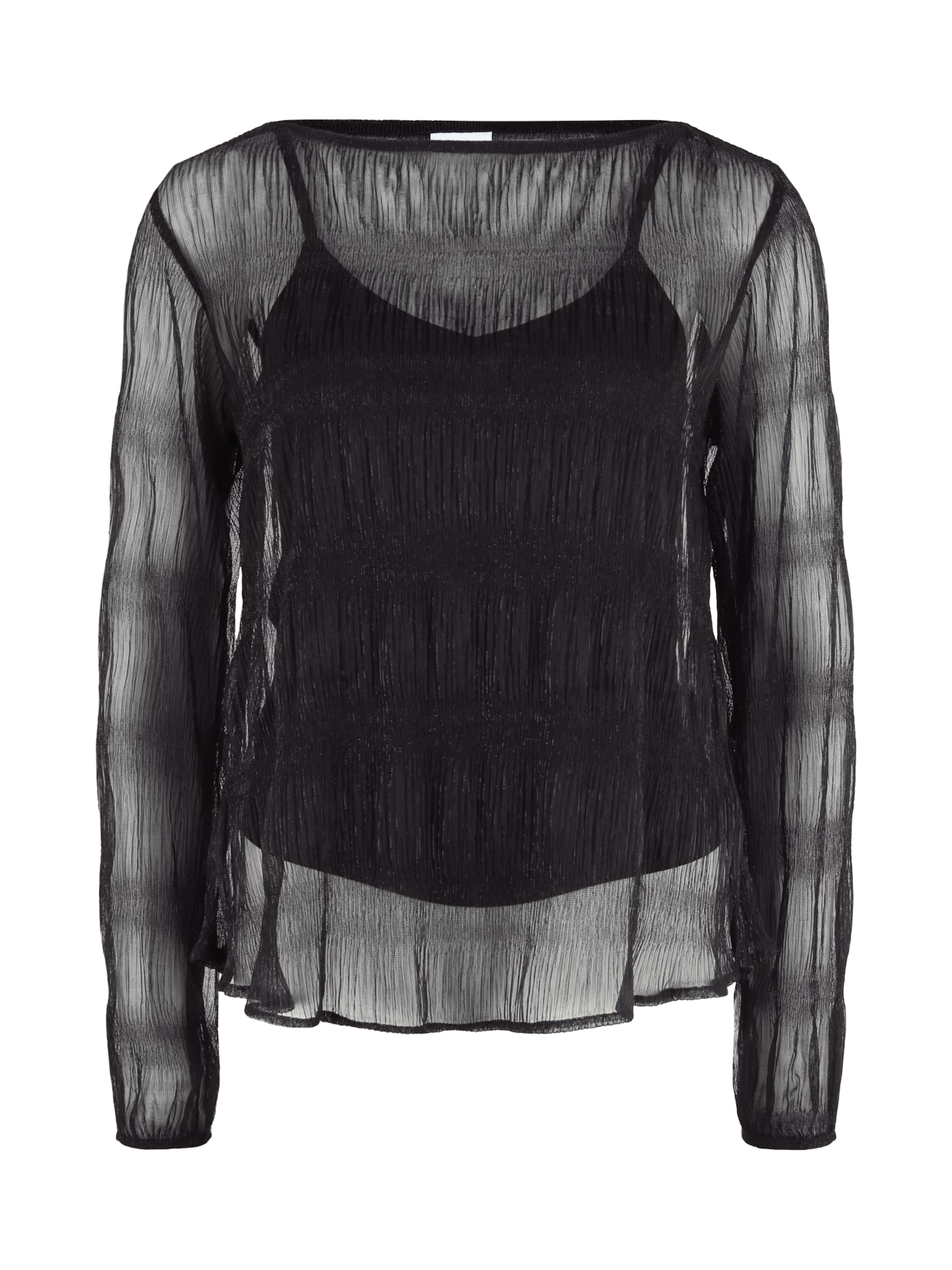 LASCANA Блузка в Черный: спереди