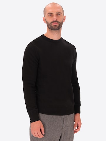 Distretto12 Pullover 'Pino' in Schwarz: Vorderseite