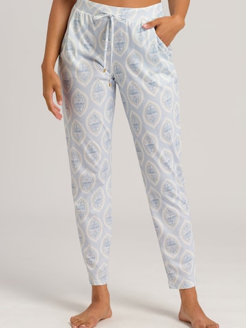 Hanro Pajama Pants 'Sleep & Lounge' in Blue: front