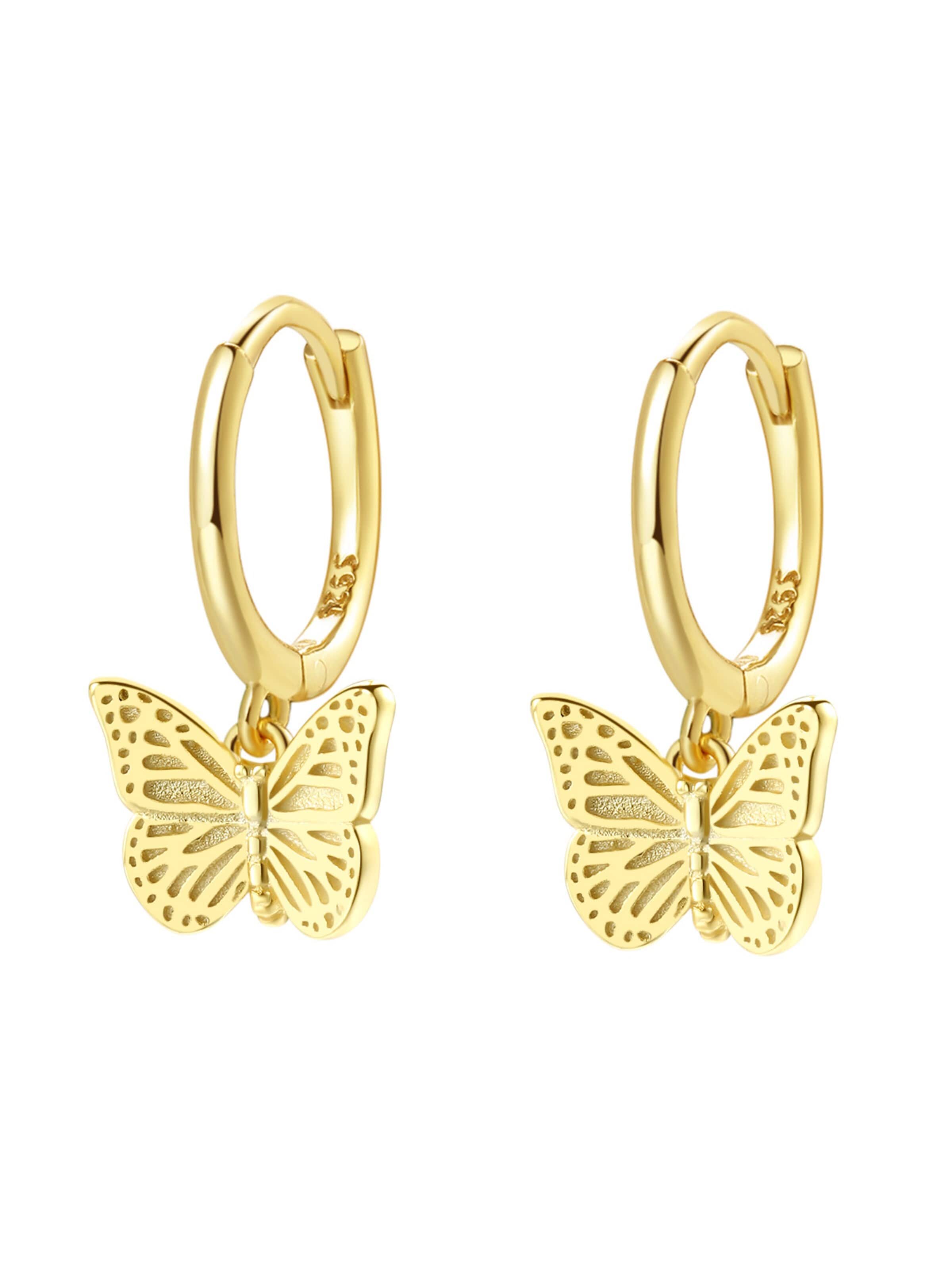 Hey Happiness Earrings 'Flutter' in Gold