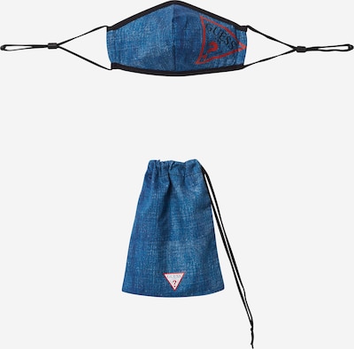 GUESS Zaščitna maska | moder denim / rdeča / črna barva, Prikaz izdelka
