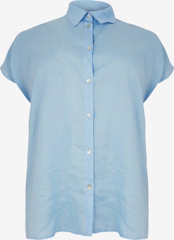 Yoek Blouse in Blue: front