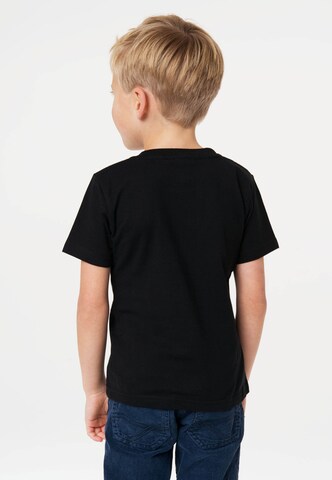 LOGOSHIRT Shirt 'Ghostbusters – Slime Logo' in Black