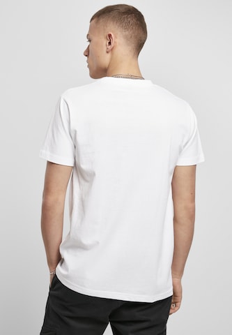 T-Shirt 'Weekend Wolf' Mister Tee en blanc