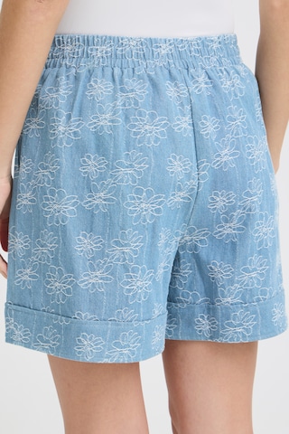 Regular Pantalon 'IHOdette' ICHI en bleu