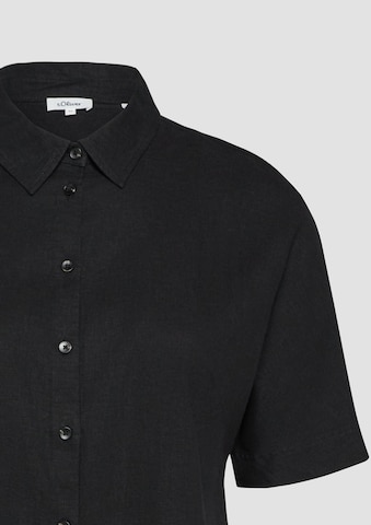 s.Oliver CURVE Blouse in Zwart