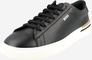 BOSS Orange Sneakers 'Clint' in Black: front