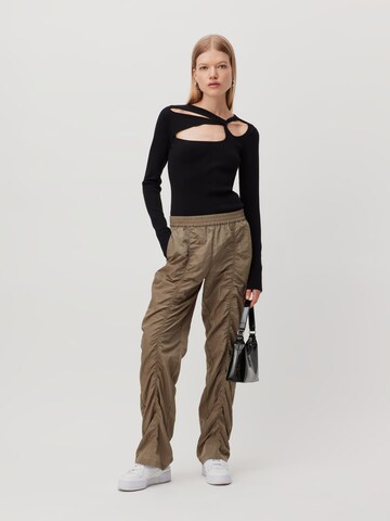 LeGer by Lena Gercke Regular Broek 'Lara' in Groen