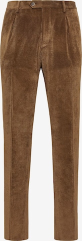 Boggi Milano Regular Hose in Braun: Vorderseite