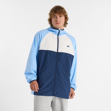 new balance Trainingsjack 'Athletics' in Blauw: voorkant