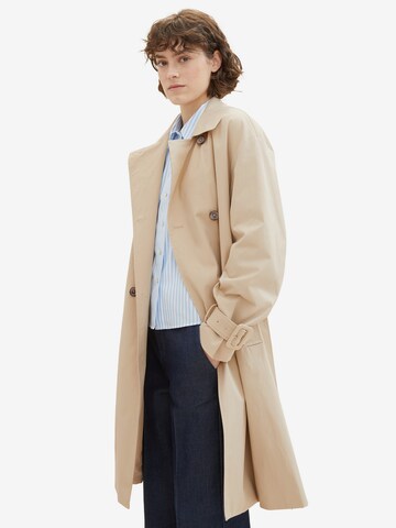 Manteau mi-saison TOM TAILOR en beige