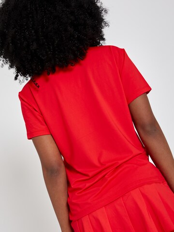SPORTKIND Funktionsshirt 'Loose Fit Kurzarm'‌‌‌‌‌‌‌ in Rot