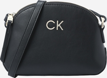 Calvin Klein Olkalaukku 'Re-Lock' värissä musta: edessä