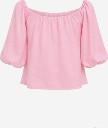 MixRay Blouse in Pink: front