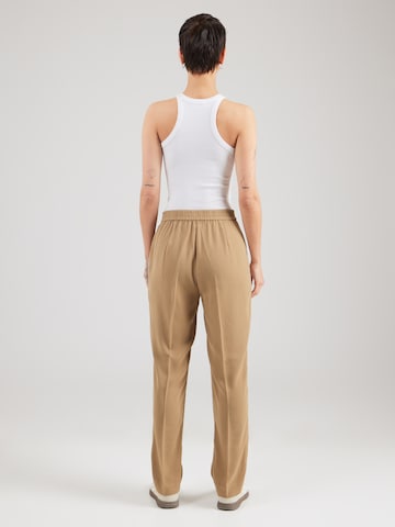 Regular Pantalon à plis 'SLShirley' SOAKED IN LUXURY en beige