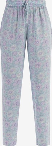 Usha Loosefit Broek in Blauw: voorkant