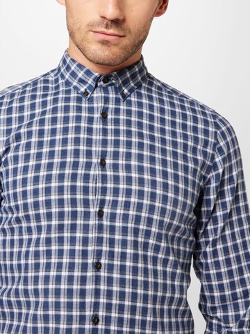 OLYMP Slim fit Button Up Shirt in Blue