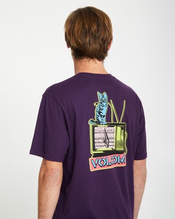 Volcom T-Shirt 'Catv' in Lila