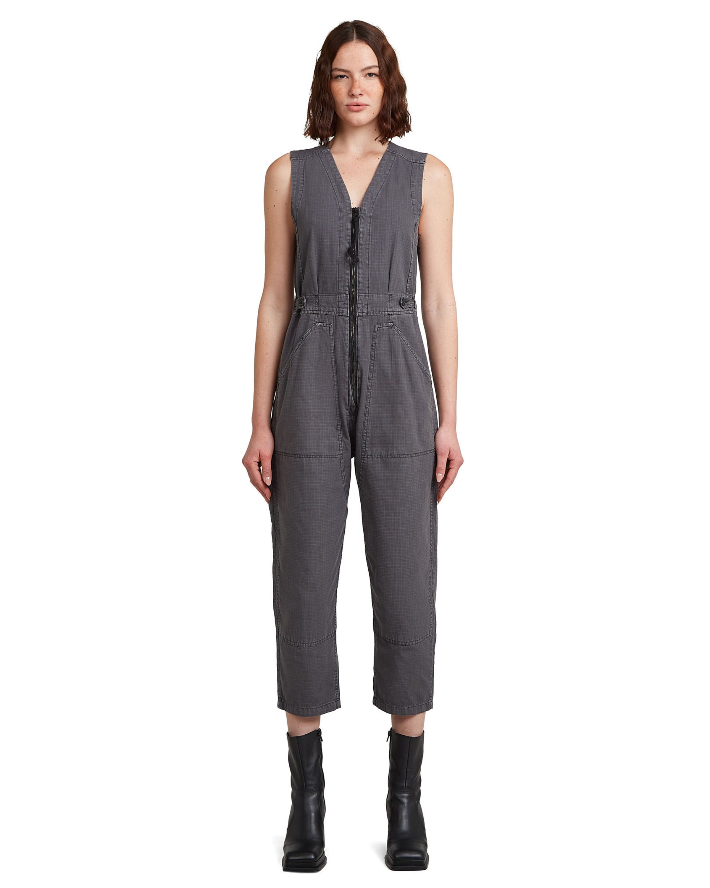 G-STAR Jumpsuit in Grey: front