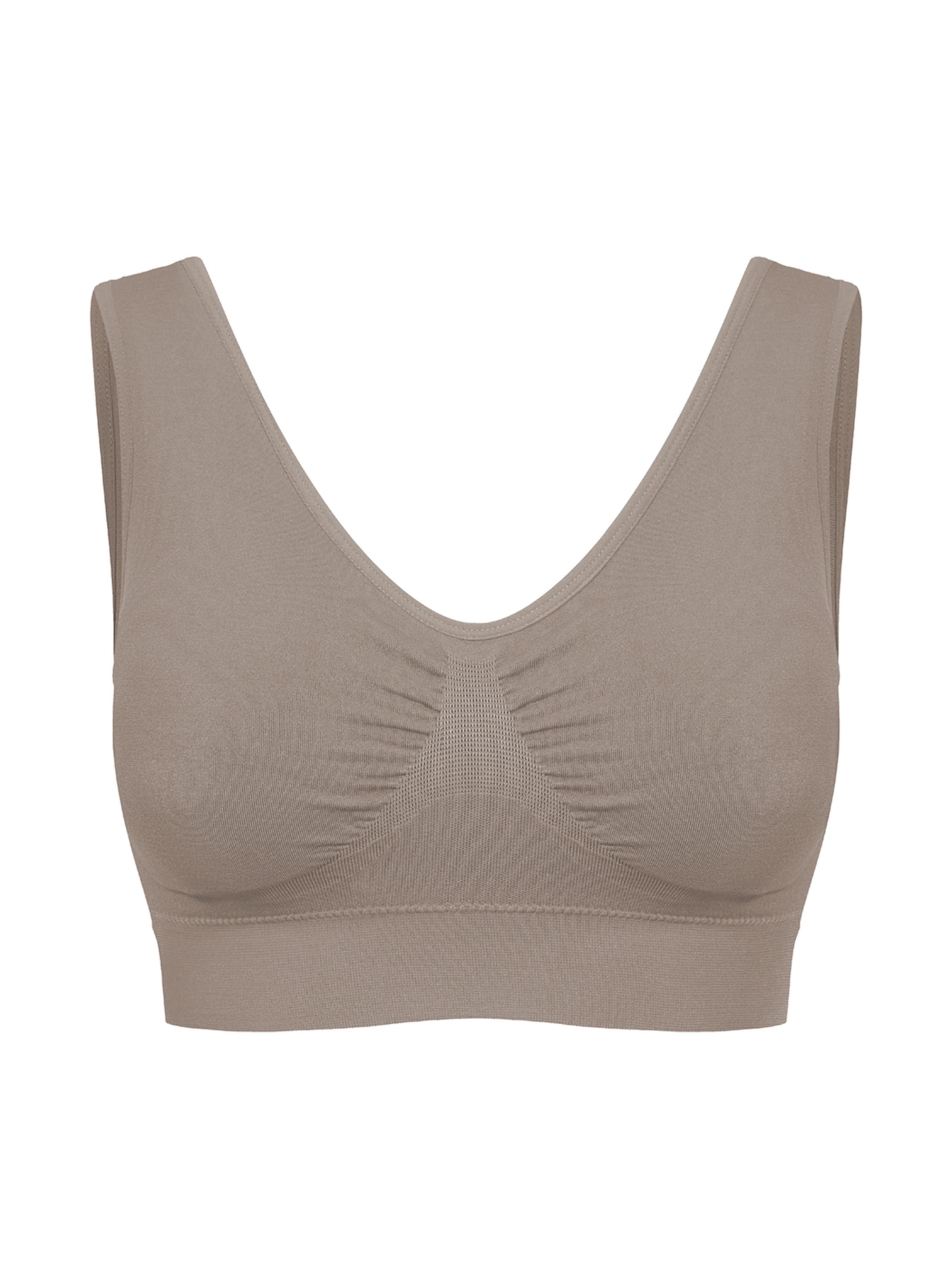 Bustier Soutien-gorge 'Comfy Bra' cfab en gris : devant