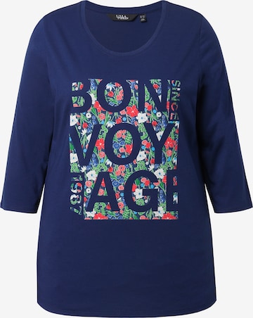 Ulla Popken Shirt in Blau: Vorderseite
