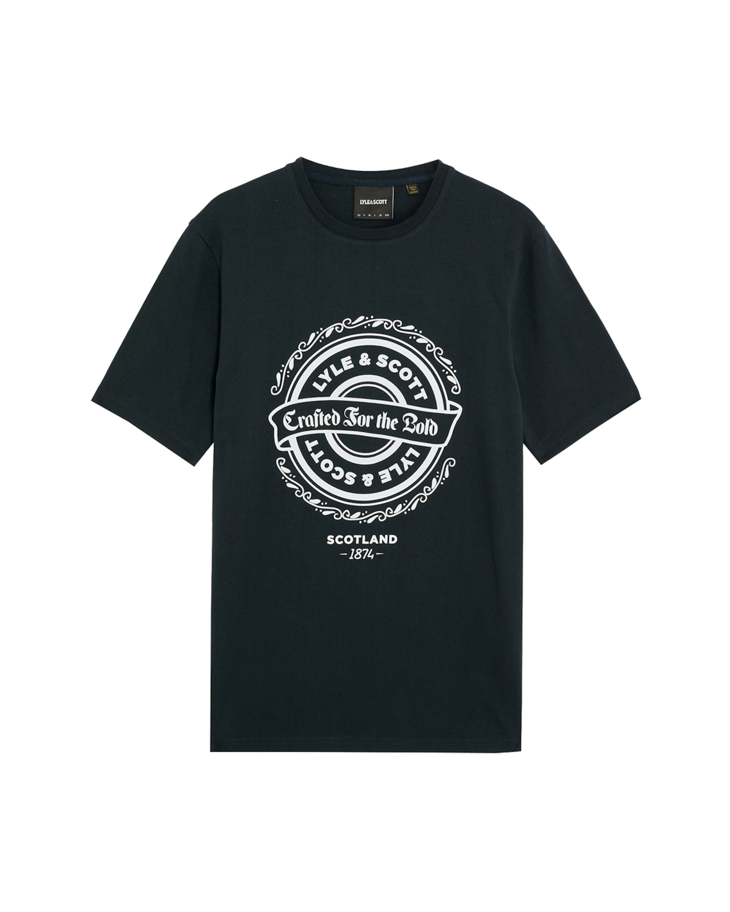 Lyle & Scott T-shirt i blå: framsida
