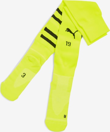 PUMA Sportsocken 'Borussia Dortmund 24/25' in Gelb: Vorderseite