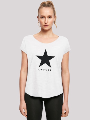 F4NT4STIC Shirt 'David Bowie' in Wit: voorkant