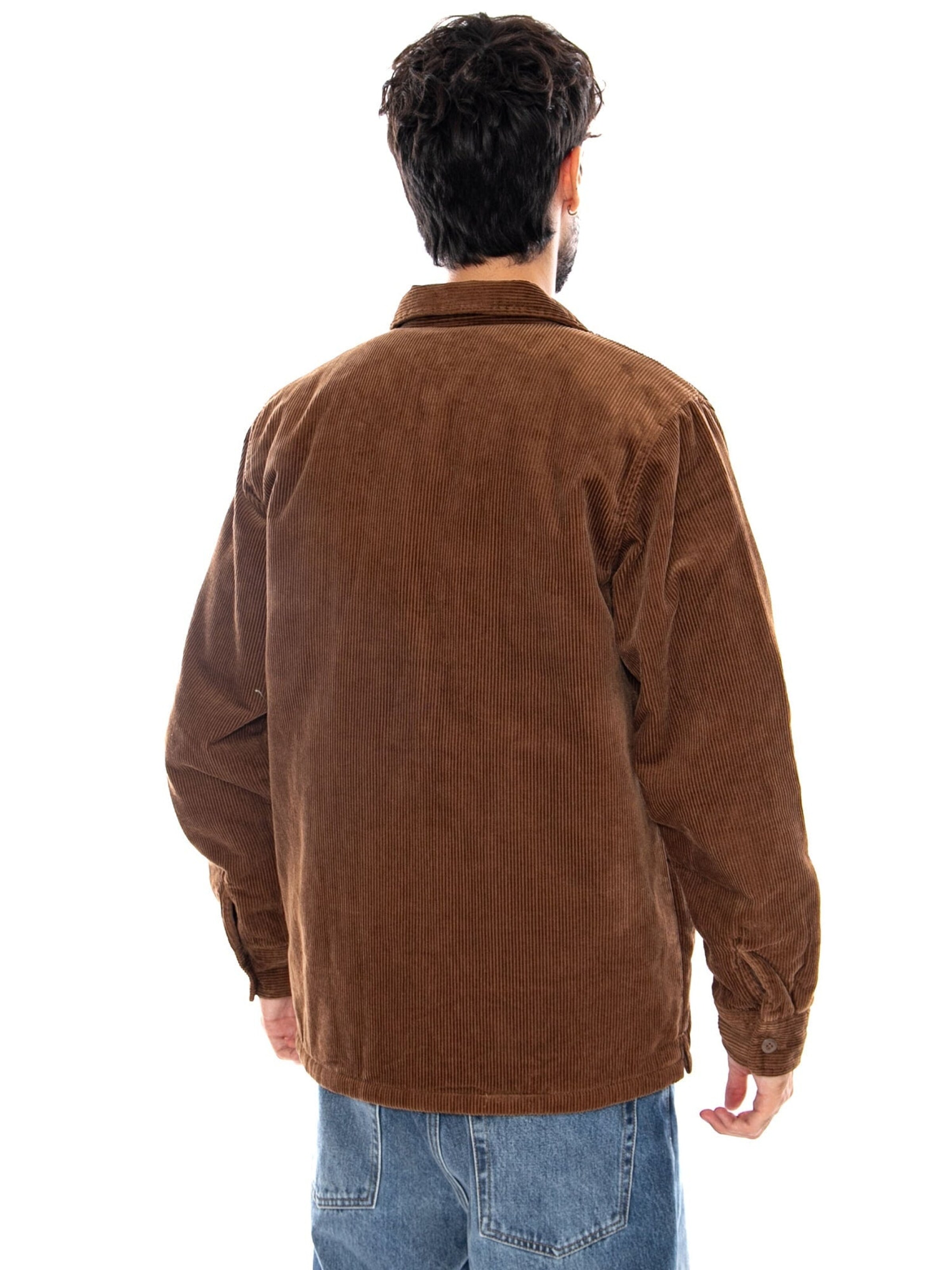 Comfort fit Camicia 'WHITSOME SHIRT JAC WIP H BROWN' di Carhartt WIP in marrone