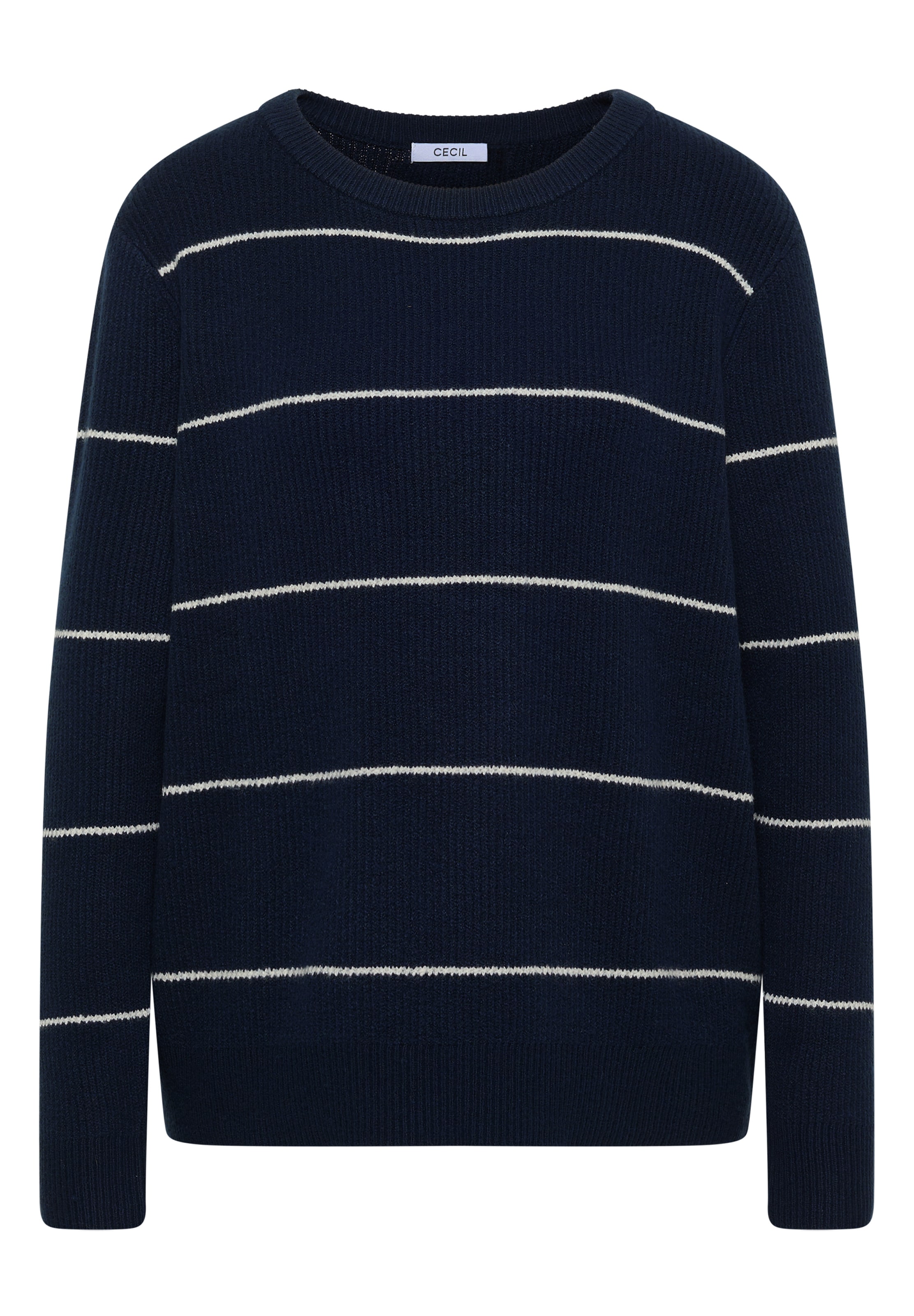 CECIL Sweater in Dark blue / White, Item view