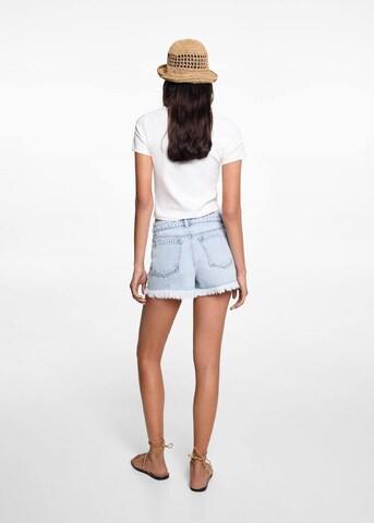 MANGO TEEN Regular Jeans 'Flecos' in Blue