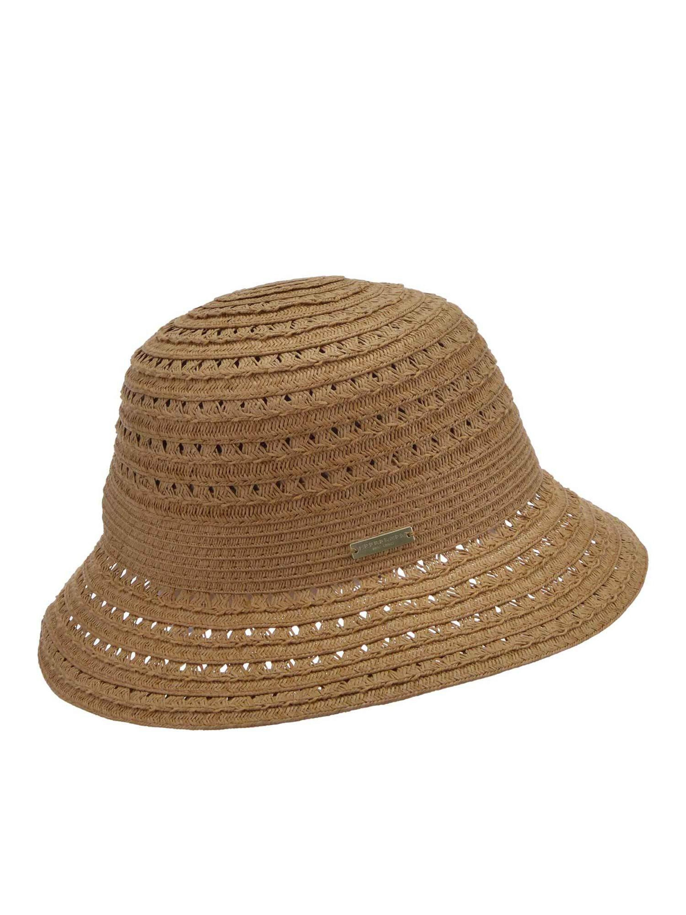 Seeberger Hat 'Hut' in Brown: front