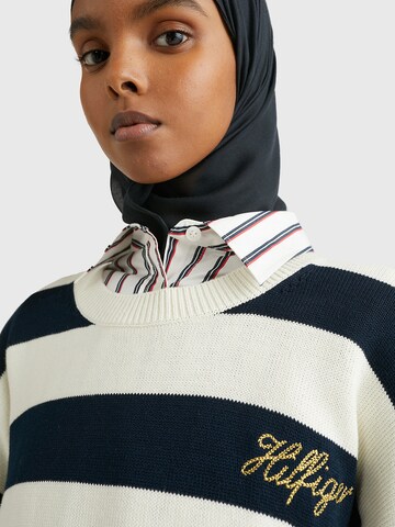 TOMMY HILFIGER Pullover in Blau