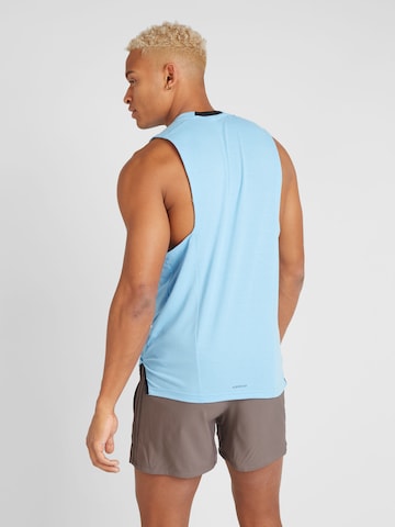 T-Shirt fonctionnel 'D4T Workout' ADIDAS PERFORMANCE en bleu