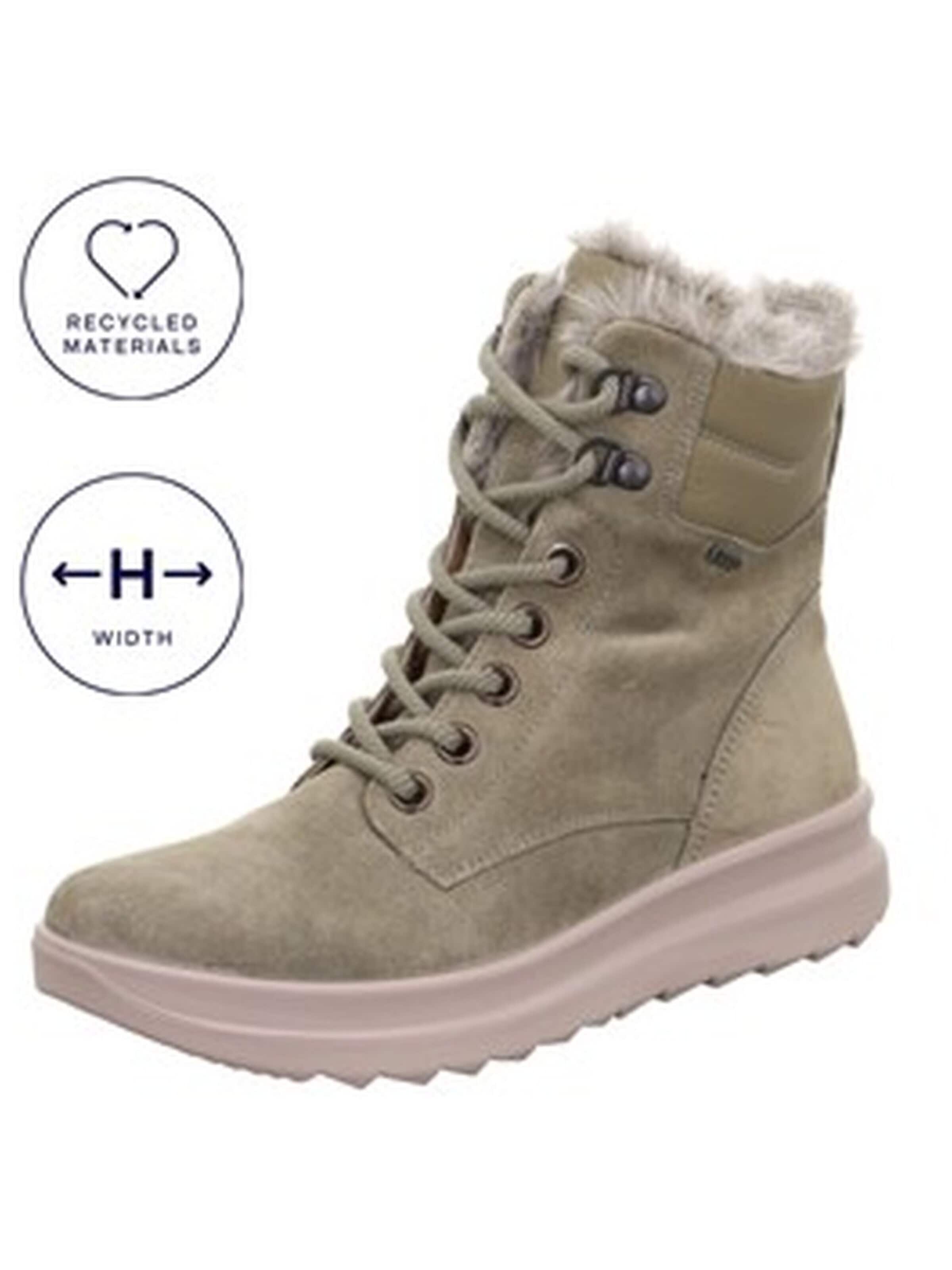 Legero - Botas 'Stiefel Damen 2-000351-7520 Rauleder in oliv' en verde: frente