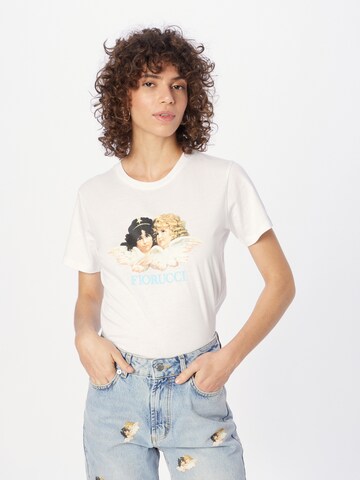 T-shirt Fiorucci en blanc : devant