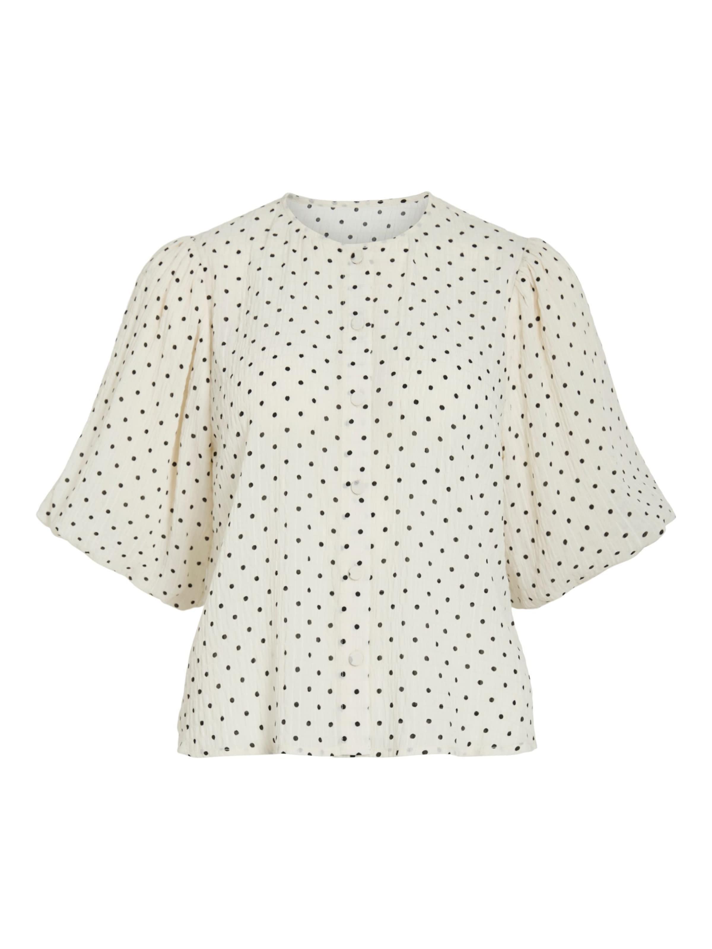 VILA Blusa 'VIEA' en negro / blanco, Vista del producto