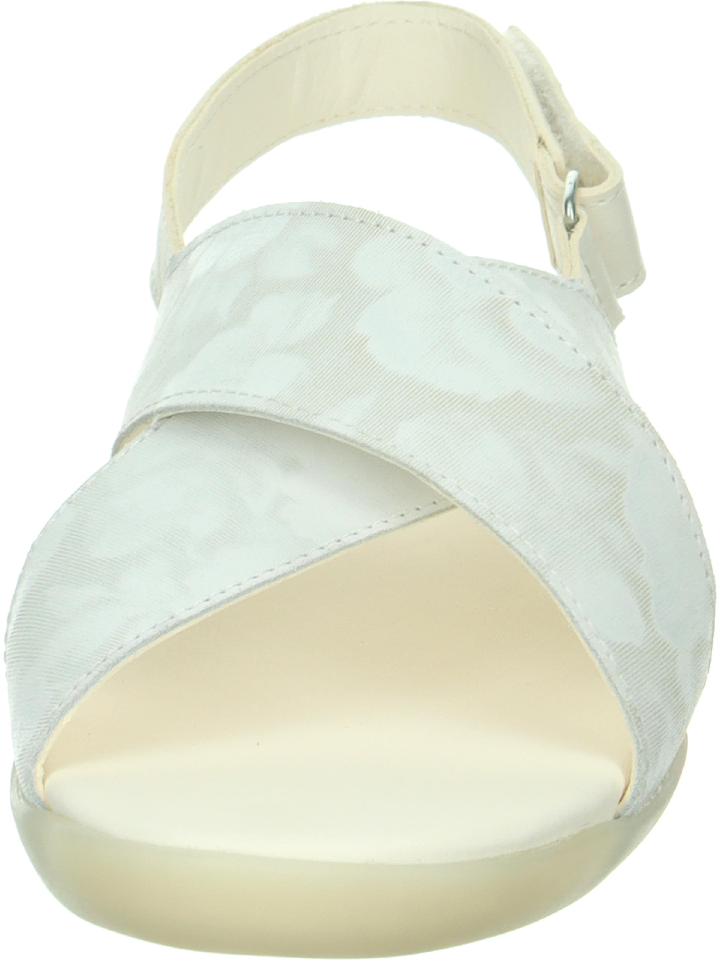 THINK! Strap Sandals 'Nature Sand' in White