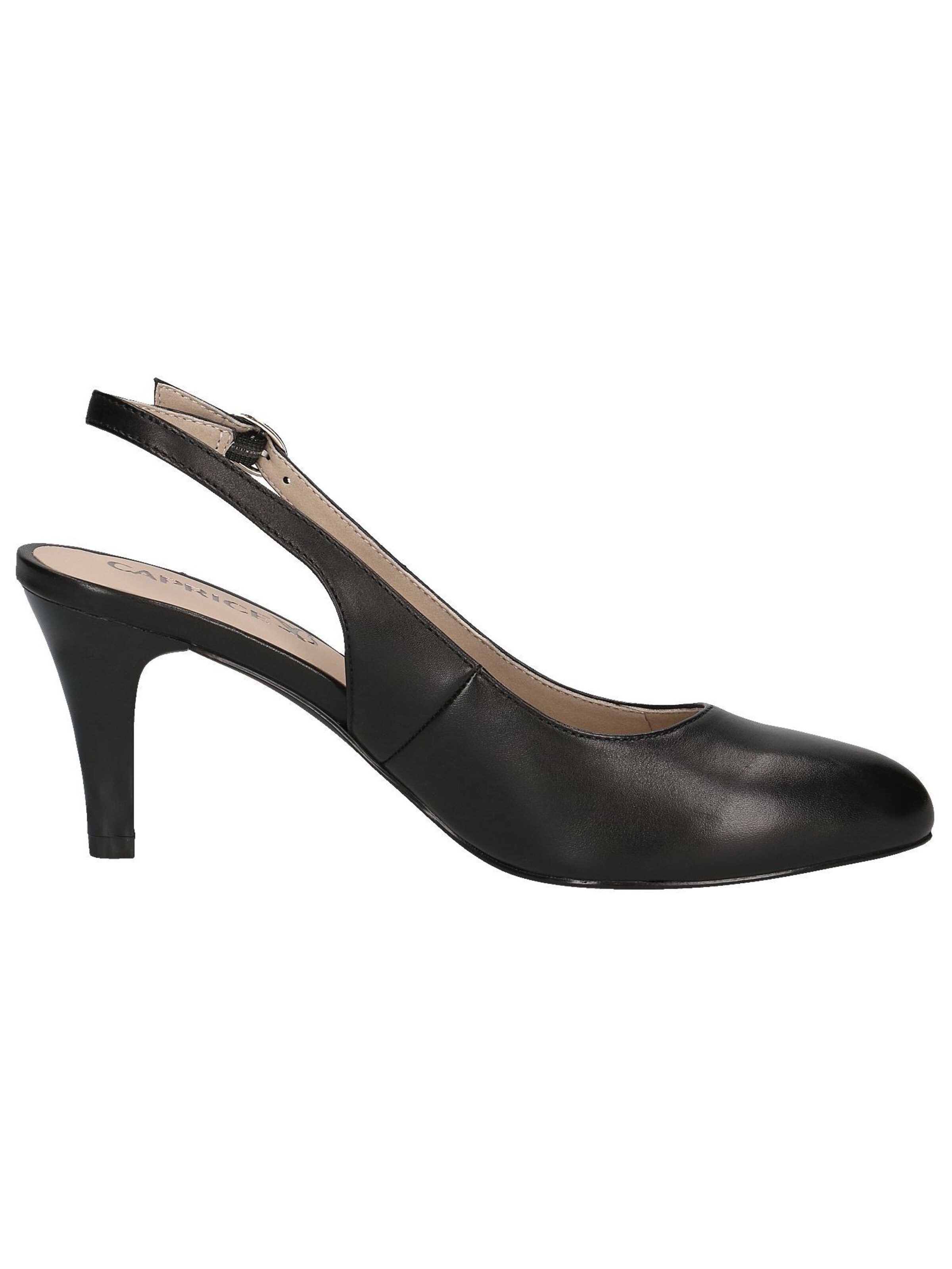CAPRICE Slingpumps in Zwart