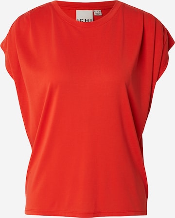 ICHI Koszulka 'IHLisken' w kolorze czerwony: przód