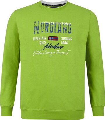Jan Vanderstorm Doppelpack Sweatshirt ' Botu ' in Grün