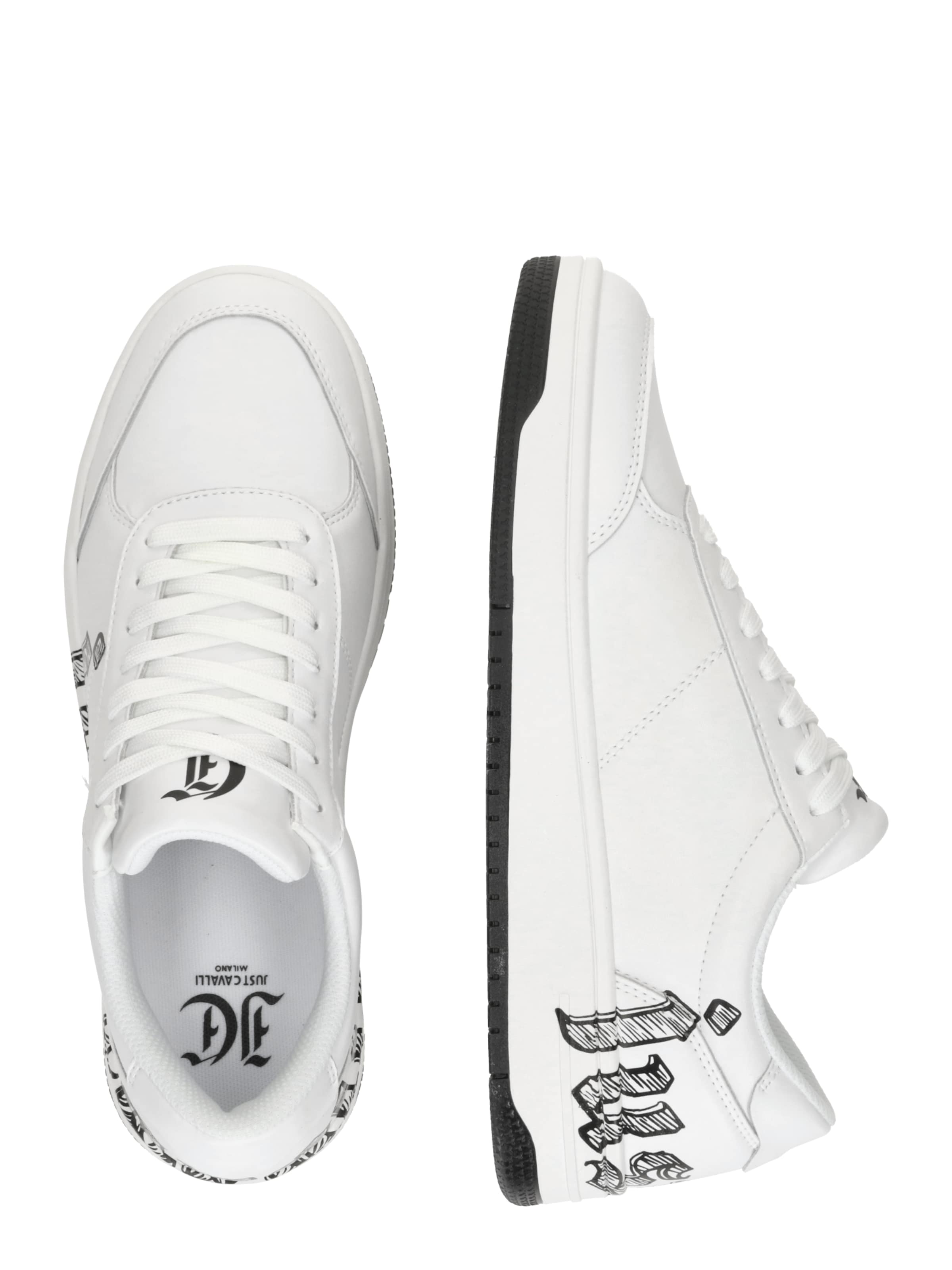 Just Cavalli Σνίκερ χαμηλό 'FONDO AZULA DIS.5' σε λευκό