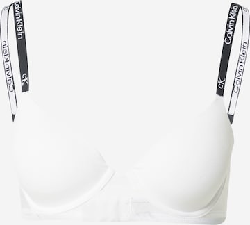 T-shirt Reggiseno di Calvin Klein Underwear in bianco: frontale