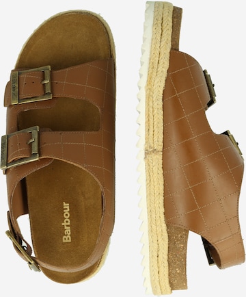 Barbour - Sandália 'Helena' em castanho