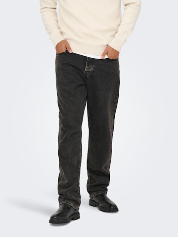 Only & Sons - regular Vaquero 'ONSEdge' en negro: frente