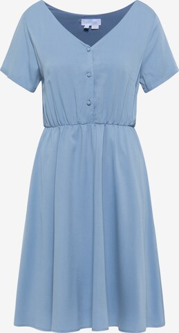 usha BLUE LABEL Zomerjurk in Blauw: voorkant