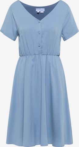 Robe usha BLUE LABEL en bleu : devant