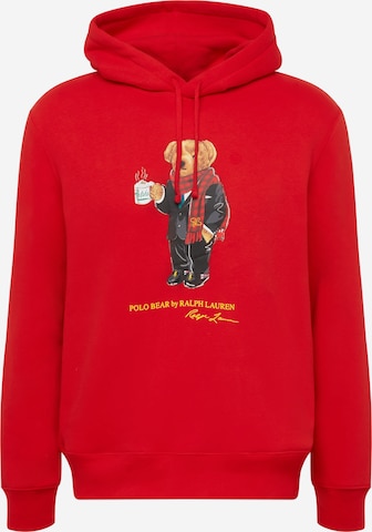 Felpa di Polo Ralph Lauren in rosso: frontale