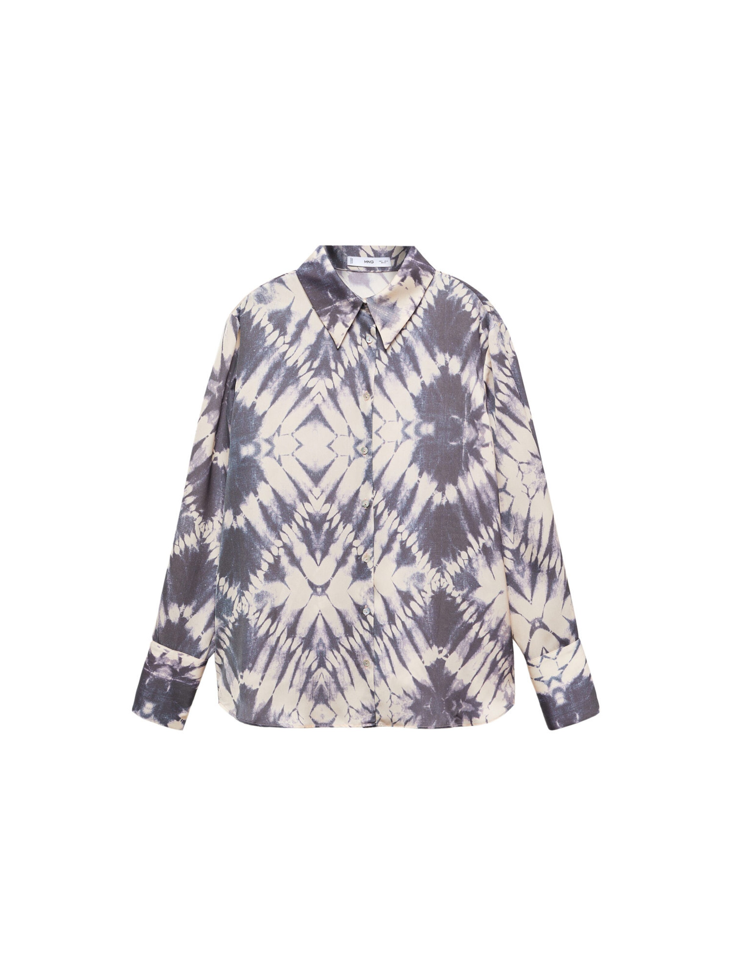 MANGO Bluse 'PRISMA' in Lila: Vorderseite